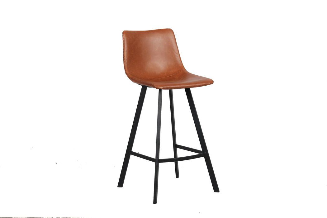 Counterstoel 'Ozan' PU Cognac (2 per doos)