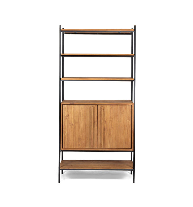 Outline Open Kast met 2 Deuren - Teak Hout