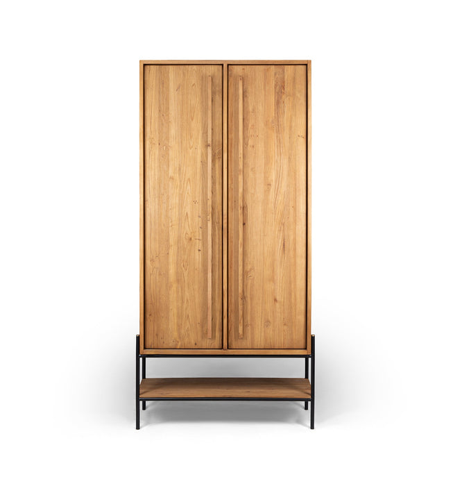 Outline Cabinet 2 Doors 1 Open Rack