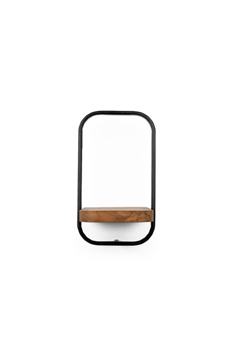 Shelfmate Oval Type E - Wandplank van Teak en IJzer