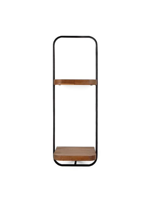 Shelfmate Oval Type D - Wandplank van Teak en IJzer