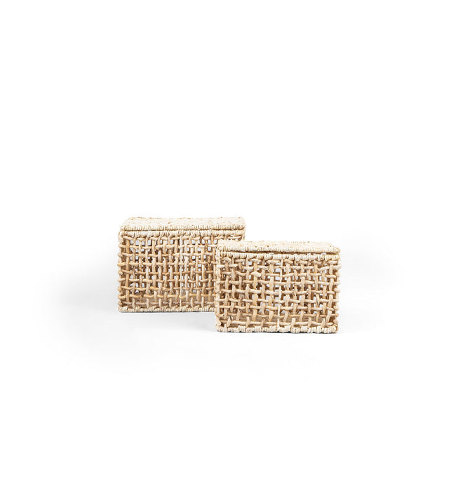 Rinjani Rechthoekige Manden - Set van 2