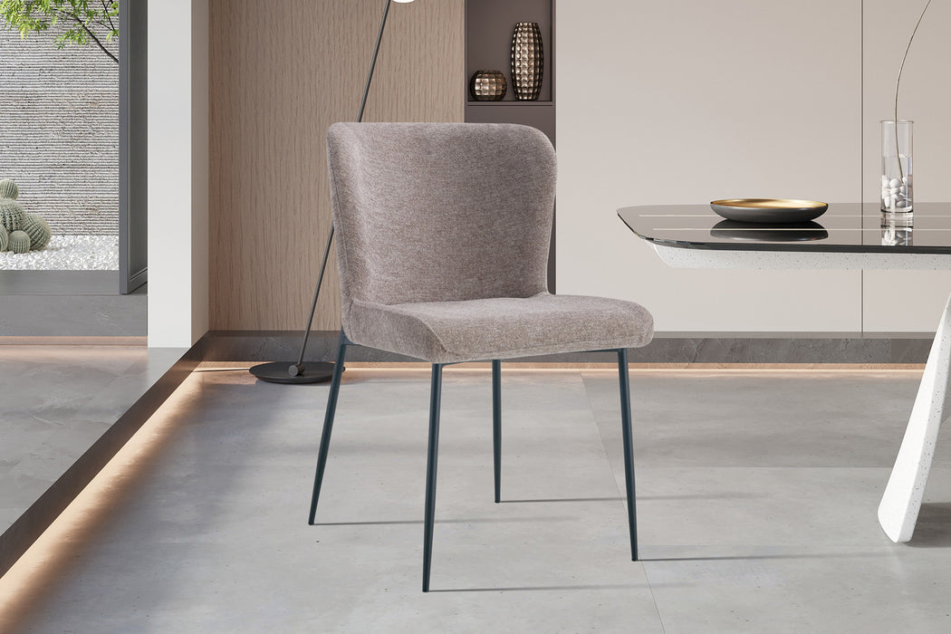 Stoel 'Lisa' Stof Fabb Raven 30 Zand (2 per doos)