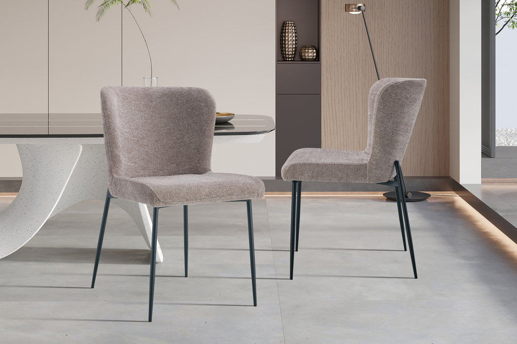 Stoel 'Lisa' Stof Fabb Raven 30 Zand (2 per doos)