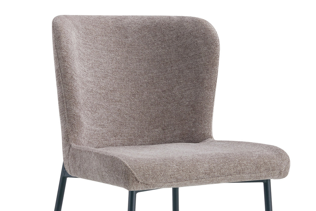 Stoel 'Lisa' Stof Fabb Raven 30 Zand (2 per doos)