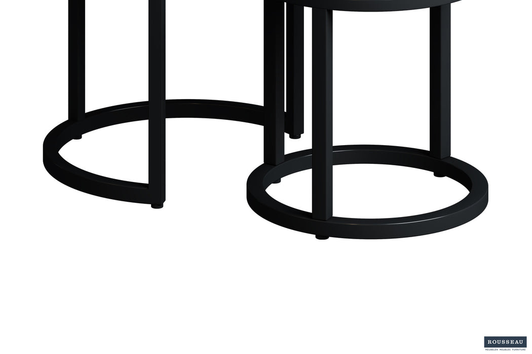 Bijzettafel 'Plano' 3-delig Mango hout (1c)