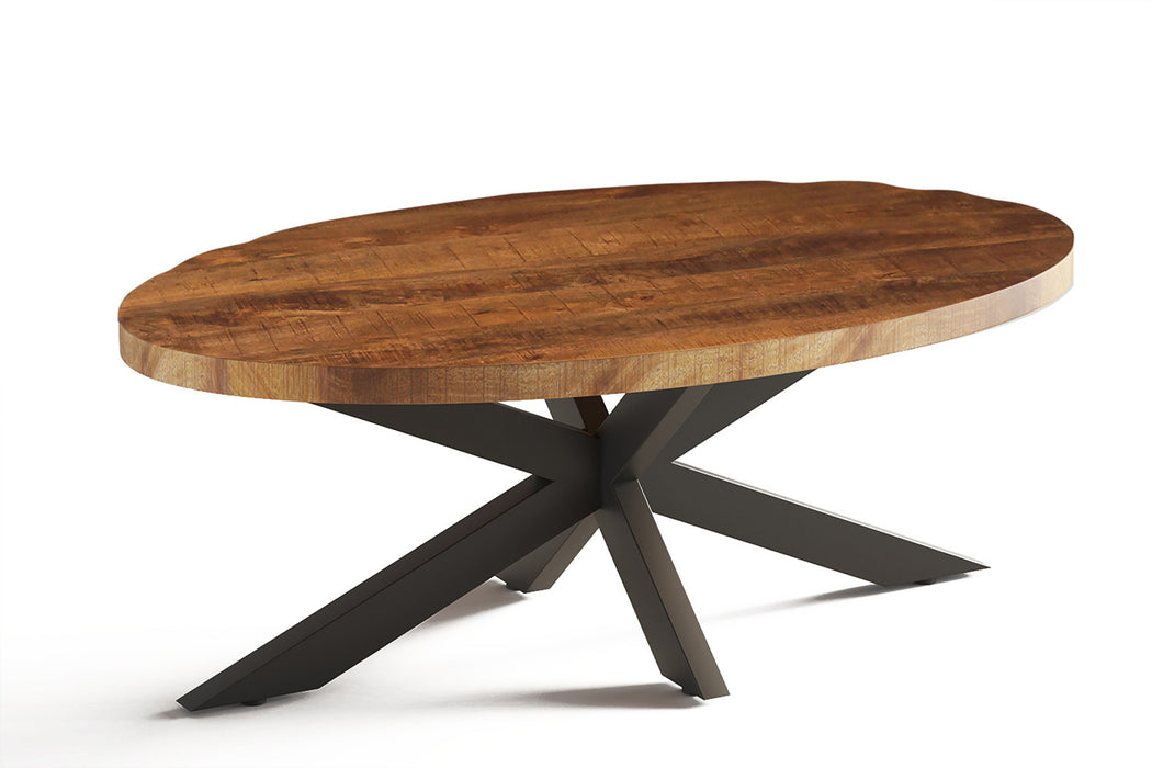 Salontafel 'Madeira' Ovaal Mango hout (1c)