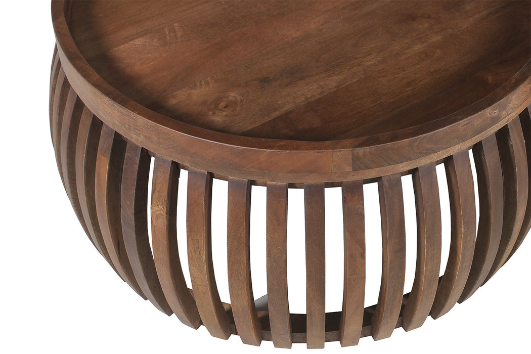 Salontafel 'Corry' 2-delige set Mango hout Lichtbruin (1c)