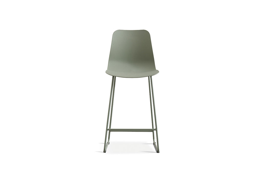 Counterstoel 'Marie' PP Grijs-groen (2 per doos)