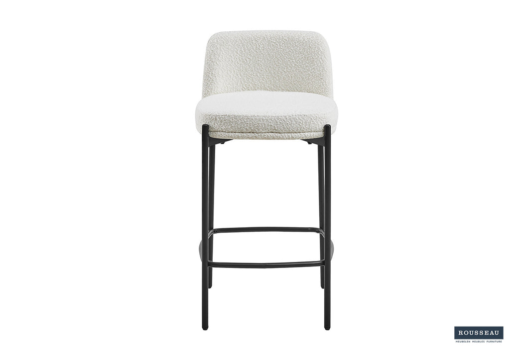 Counterstoel 'Ella' Stof Wit (2 per doos)