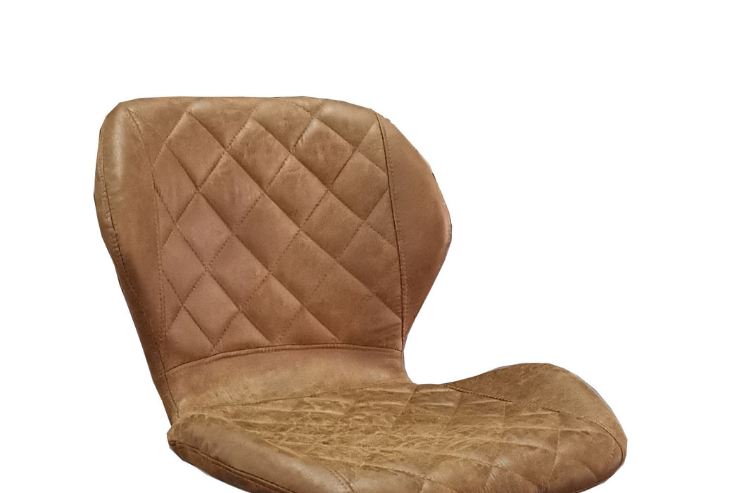 Barstoel 'Malaga' PU Ote Topper 02 Cognac (2 per doos)