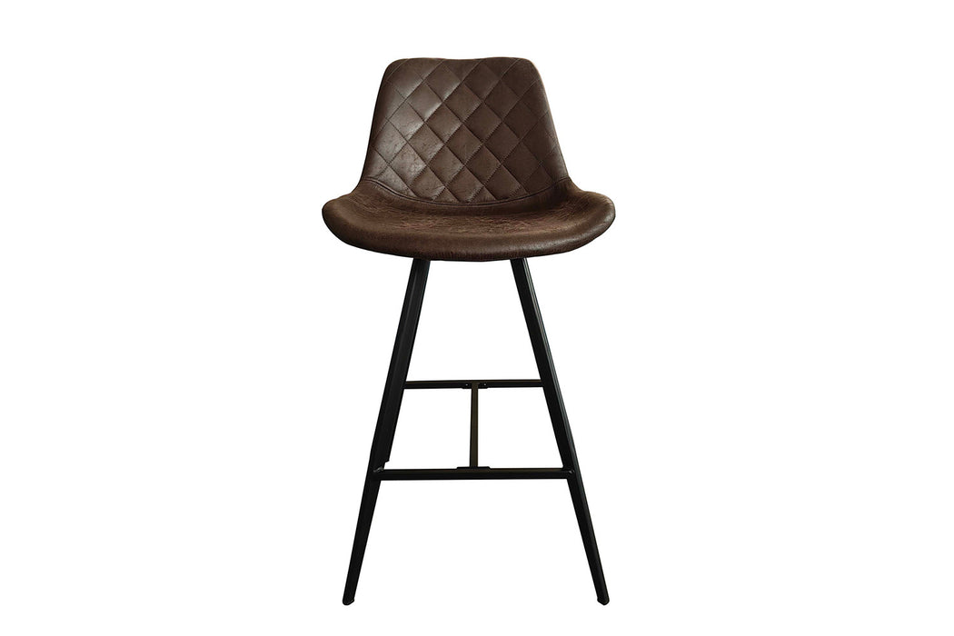 Barstoel 'Palmas' PU Ote Topper 05 Donkerbruin (2 per doos)