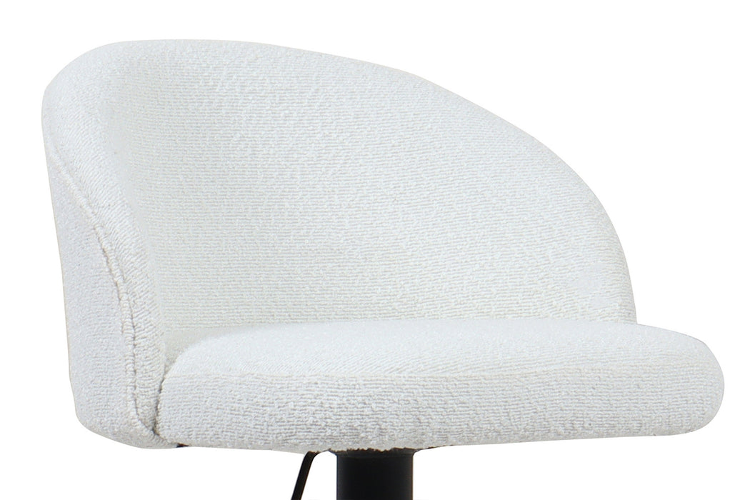 Barstoel 'Arda' Bouclé Wit (2 per doos)