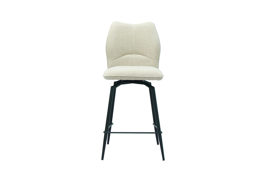 Counterstoel 'Lara' Stof Ote Sea 140 Draaibaar Ecru (2 per doos)