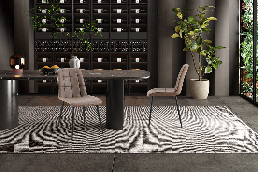 Set van 4 stoelen 'Furas' Vintage PU Bruin (1c)