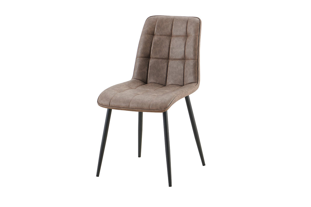 Set van 4 stoelen 'Furas' Vintage PU Bruin (1c)