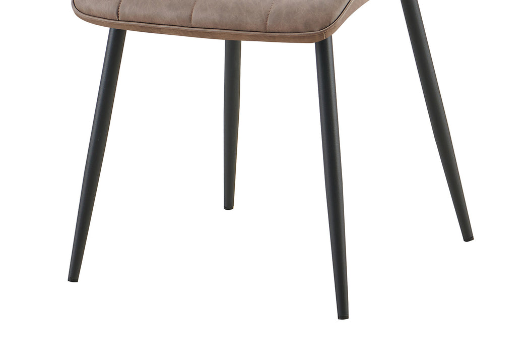 Set van 4 stoelen 'Furas' Vintage PU Bruin (1c)