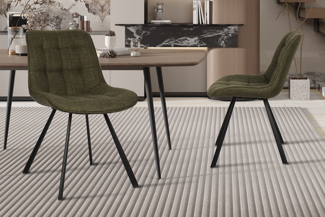 Stoel 'Ariba' Stof Ote Montego 350 Groen (2 per doos)