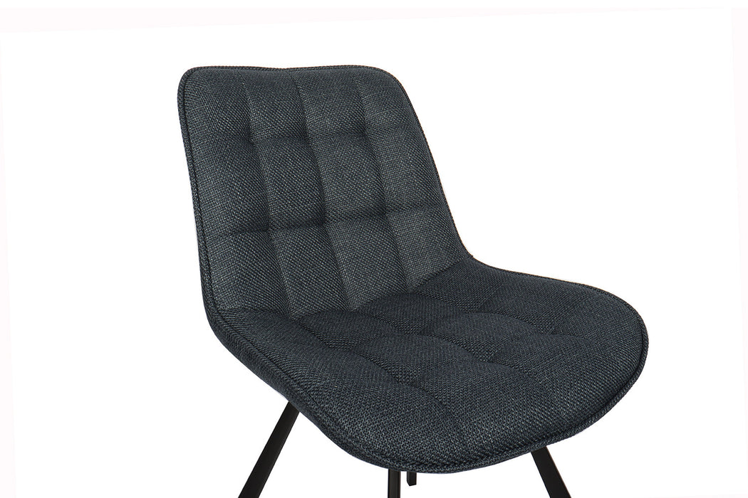 Stoel 'Ariba' Stof Ote Montego 303 Donkerblauw (2 per doos)