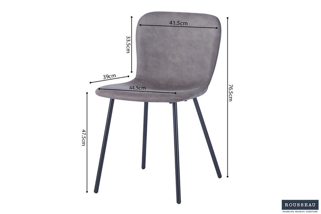 Stoel 'Susan' PU Taupe (2 per doos)