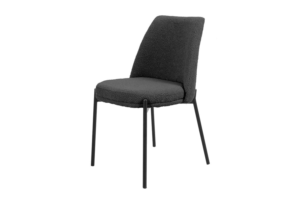 SALE - Stoel 'Ella' Stof Grijs (2 per doos)