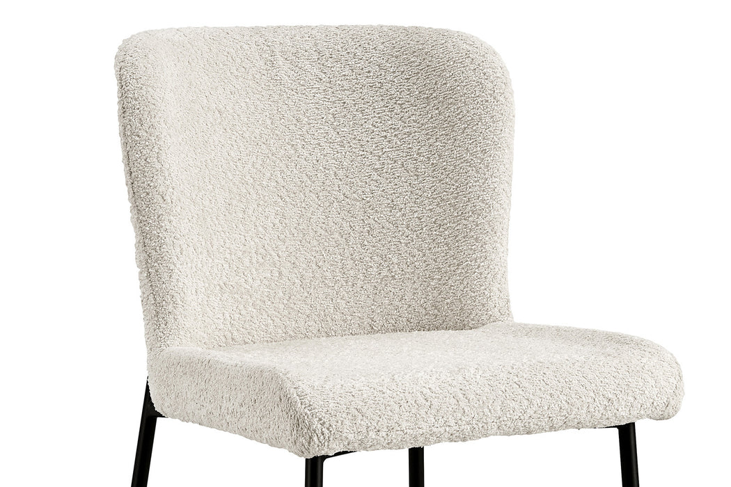 Stoel 'Lisa' Bouclé Ecru (2 per doos)
