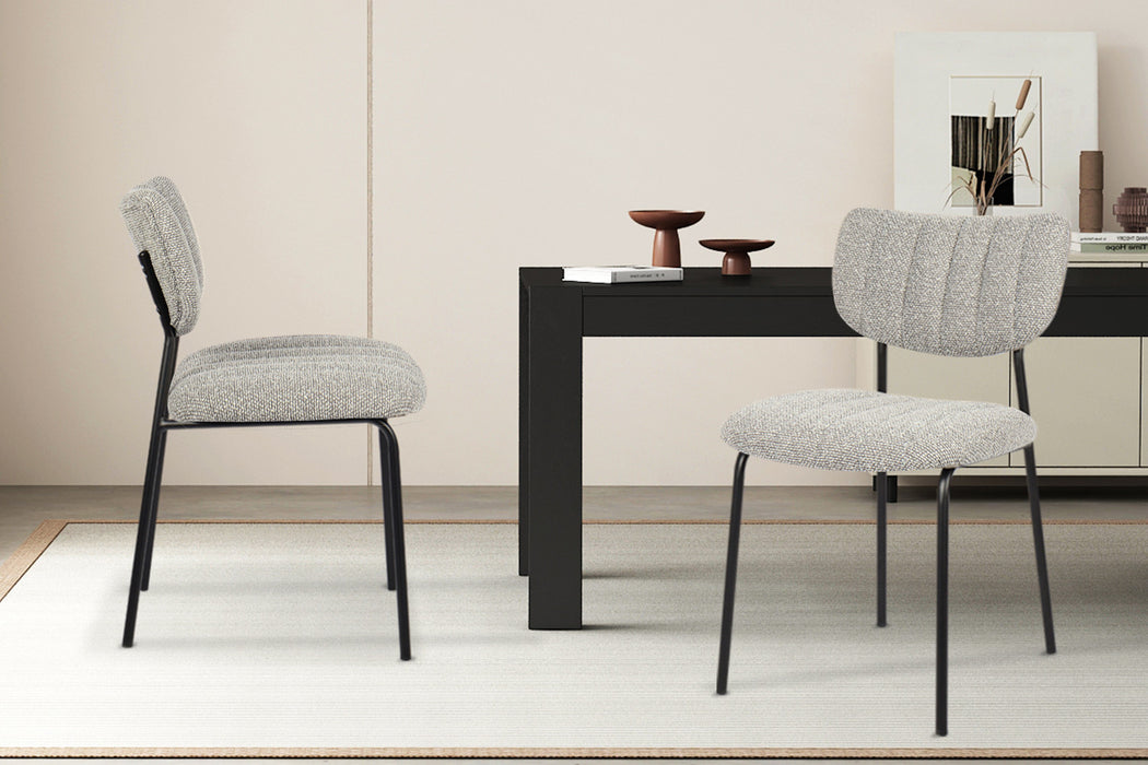 Stoel 'Antura' Stof Ote Lisa 453 Lichtgrijs (2 per doos)