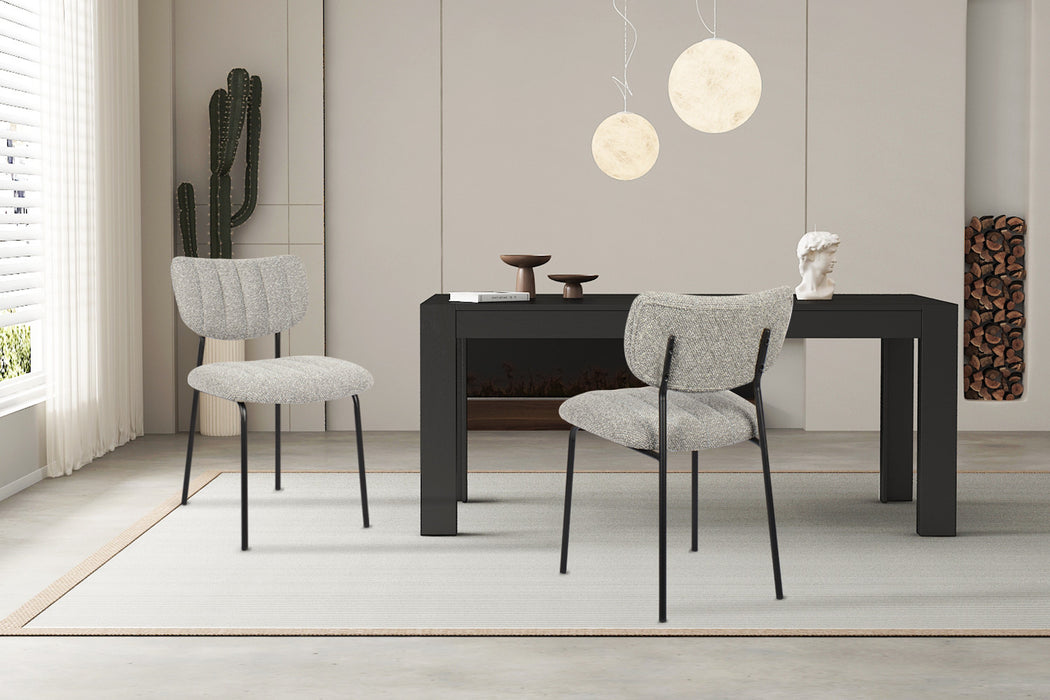 Stoel 'Antura' Stof Ote Lisa 453 Lichtgrijs (2 per doos)