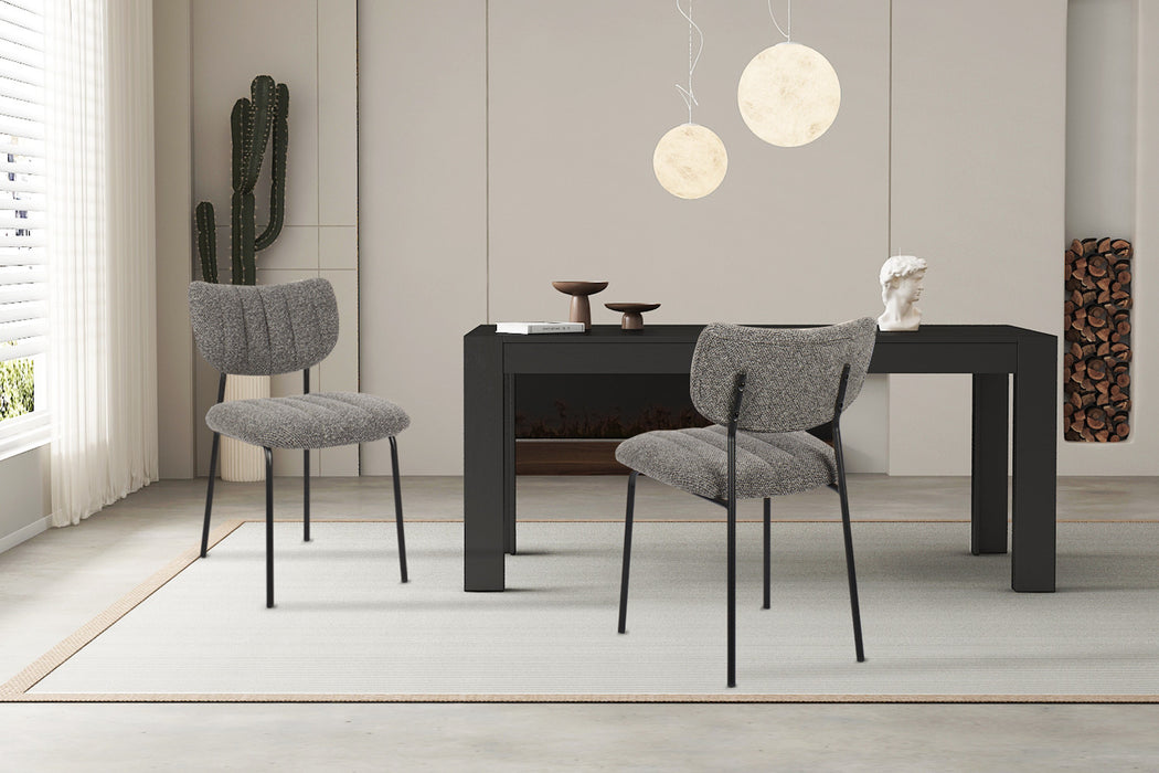 Stoel 'Antura' Stof Ote Lisa 456 Donkergrijs (2 per doos)