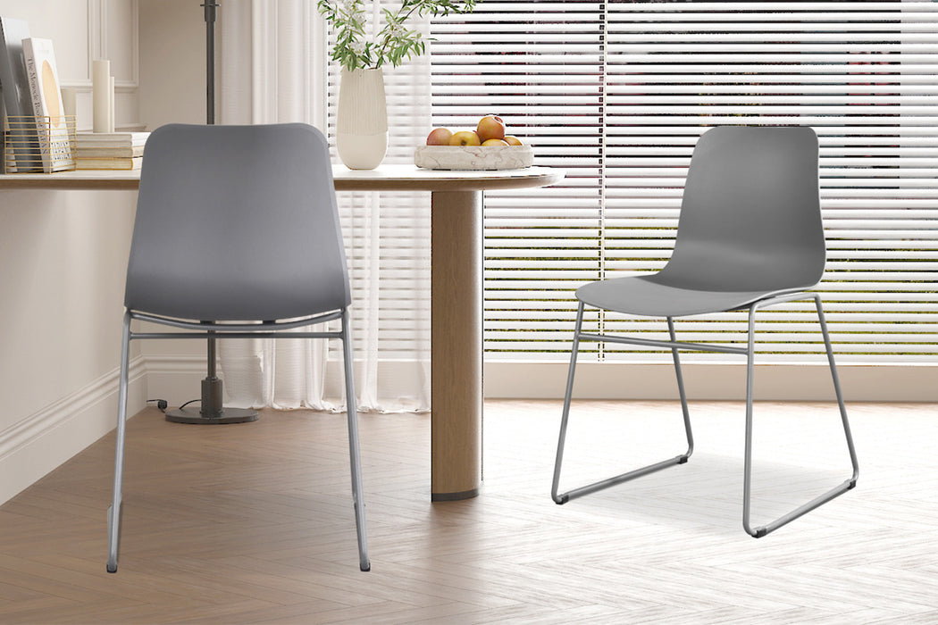 Stoel 'Marie' PP Grijs (2 per doos)