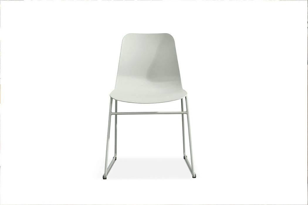 Stoel 'Marie' PP Grijs-Groen (2 per doos)