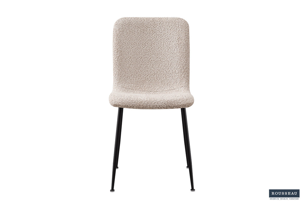 Stoel 'Alice' Bouclé Beige (2 per doos)