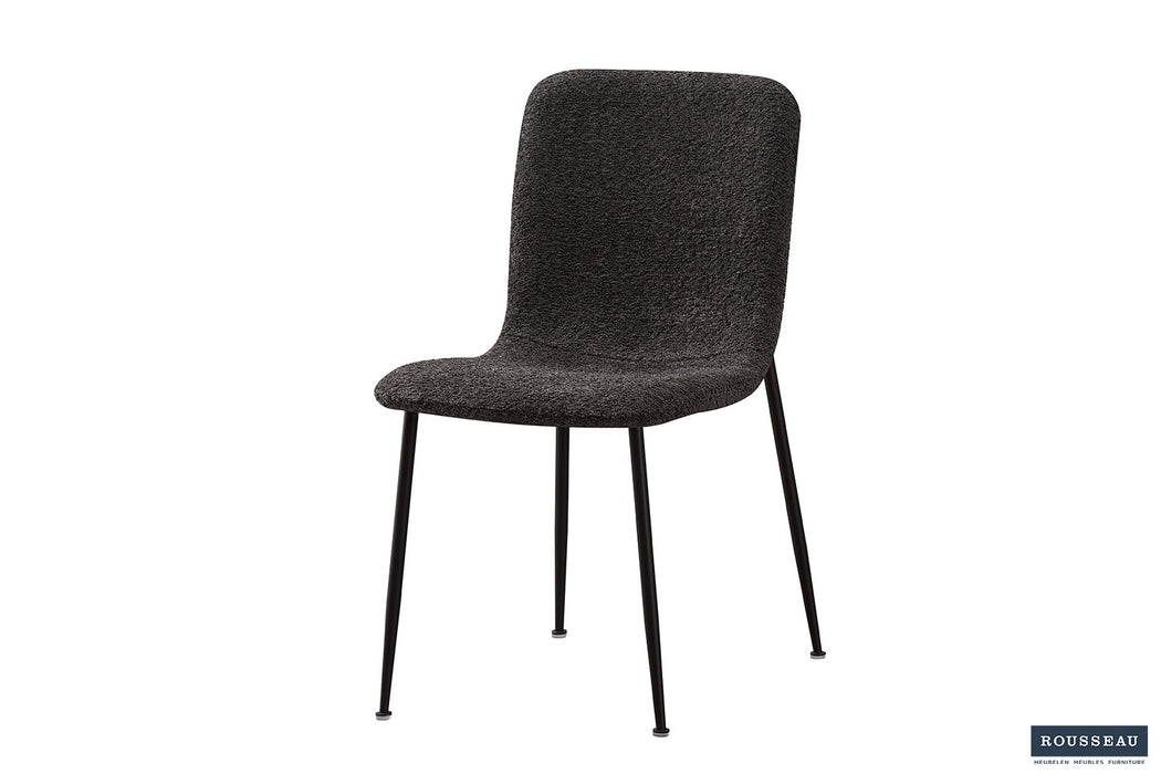 Stoel 'Alice' Bouclé Grijs (2 per doos)