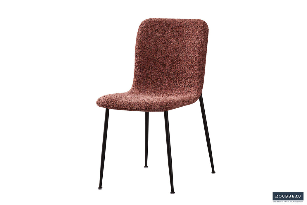 Stoel 'Alice' Bouclé Roze (2 per doos)