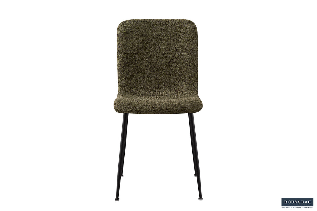 Stoel 'Alice' Bouclé Groen (2 per doos)