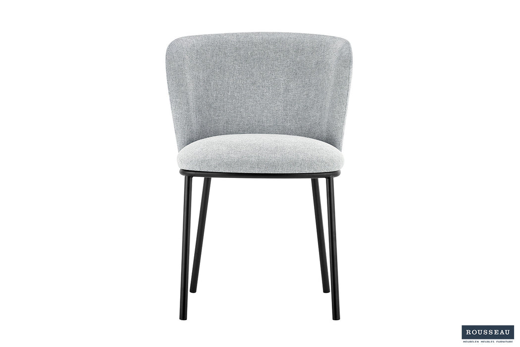 Stoel 'Arthur' Stof Ote Belfast 41 Lichtgrijs (2 per doos)