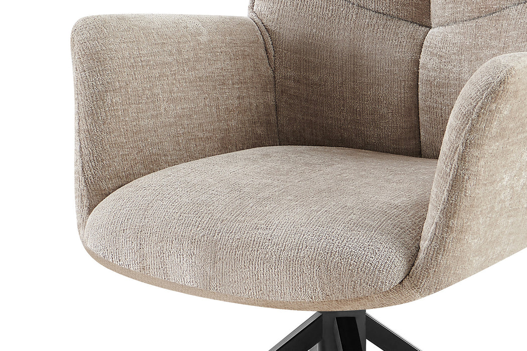 Stoel 'Lamor' Draaibaar tot 0 Stof Davis Perfect Harmony 04 Zand (2 per doos)