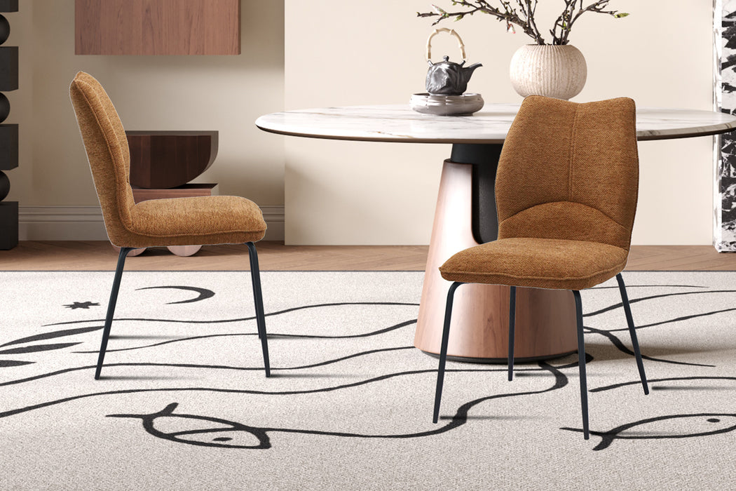 Stoel 'Lara' Stof Ote Sea 500 Roest (2 per doos)