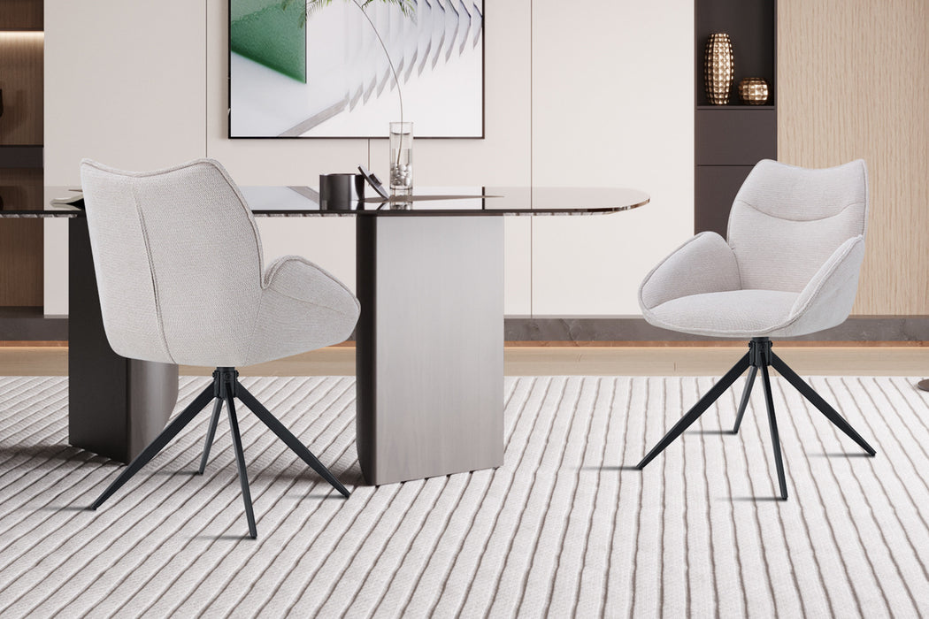 Stoel 'Mahi' Draaibaar tot 0 Stof Ote Share 101 Beige (2 per doos)