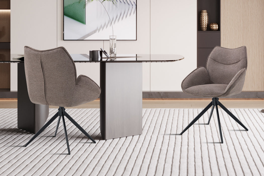 Stoel 'Mahi' Draaibaar tot 0 Stof Ote Share 400 Peper (2 per doos)