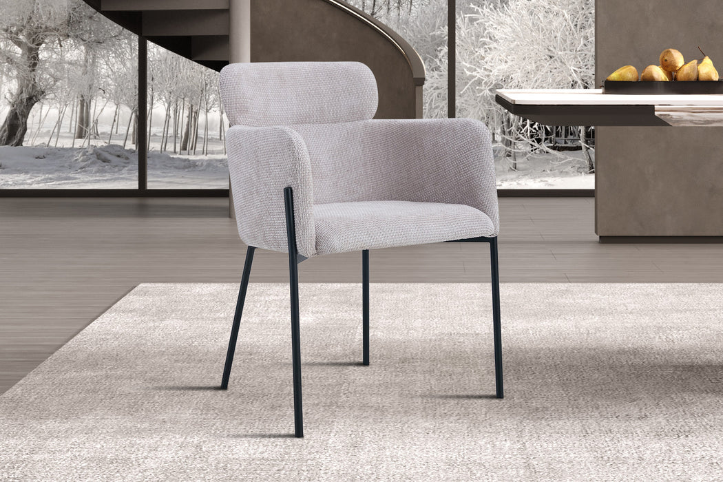 Stoel 'Naomi' Stof Beige (2 per doos)