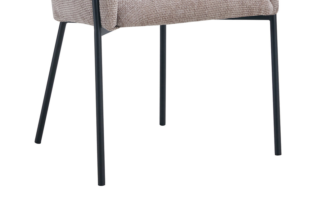 Stoel 'Naomi' Stof Zand (2 per doos)