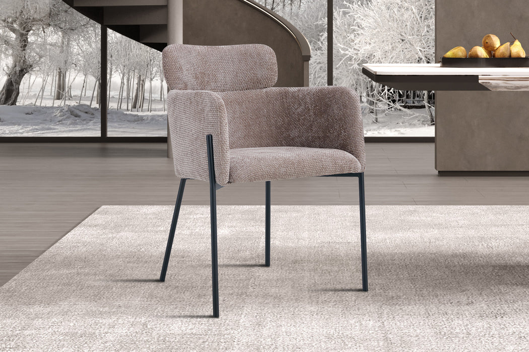 Stoel 'Naomi' Stof Zand (2 per doos)