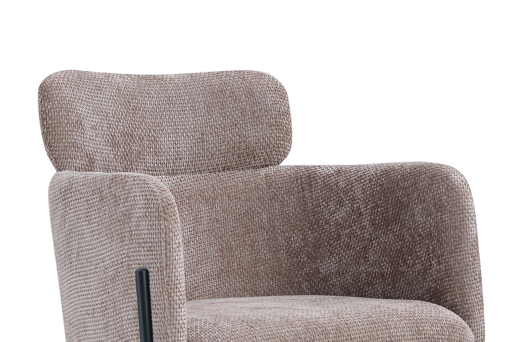 Stoel 'Naomi' Stof Zand (2 per doos)