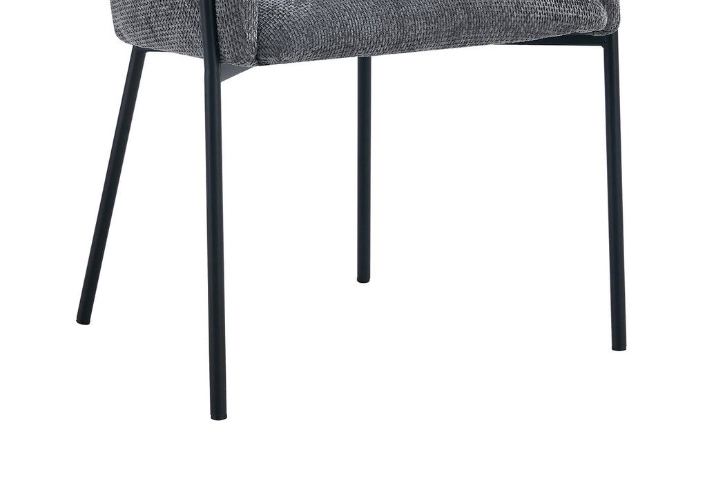 Stoel 'Naomi' Stof Grijs (2 per doos)