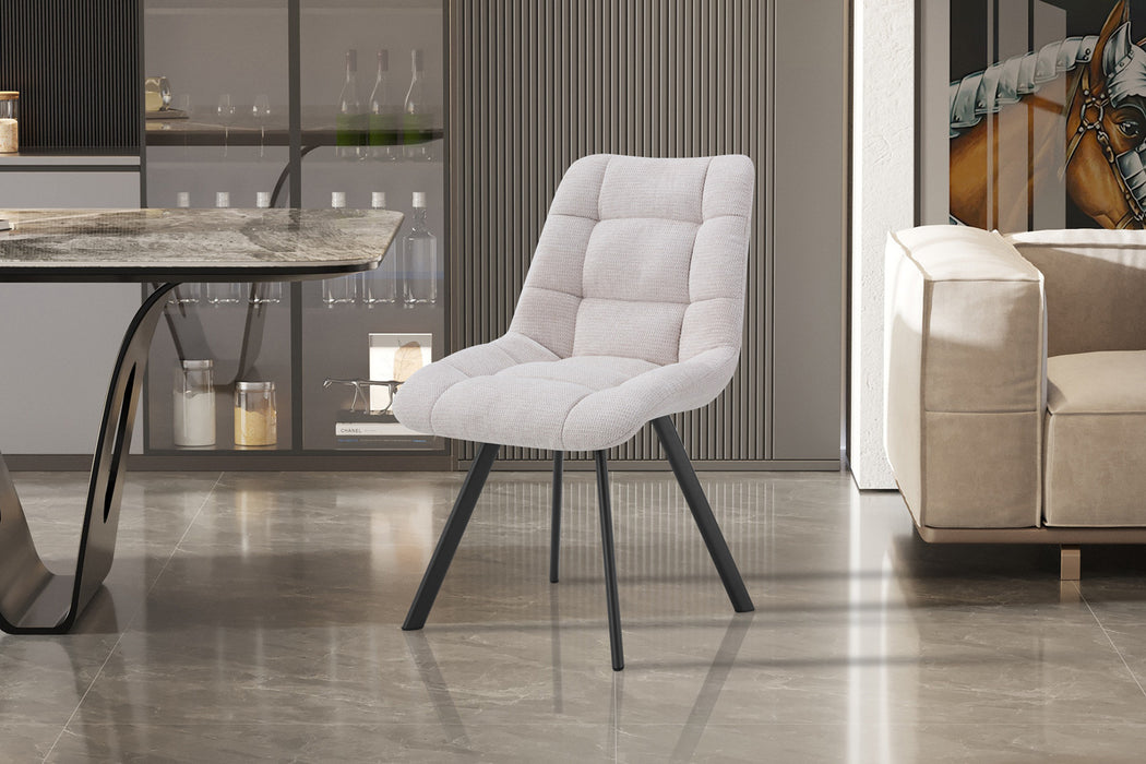 Stoel 'Lizzy' Stof Ote Share 101 Beige (2 per doos)