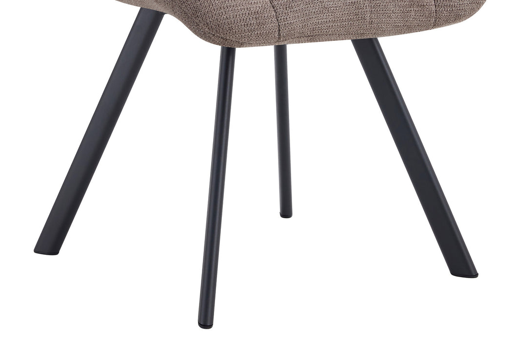 Stoel 'Lizzy' Stof Ote Share 400 Peper (2 per doos)