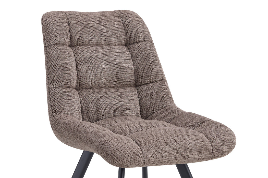 Stoel 'Lizzy' Stof Ote Share 400 Peper (2 per doos)