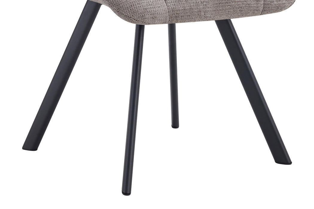 Stoel 'Lizzy' Stof Ote Share160 Lichtgrijs (2 per doos)