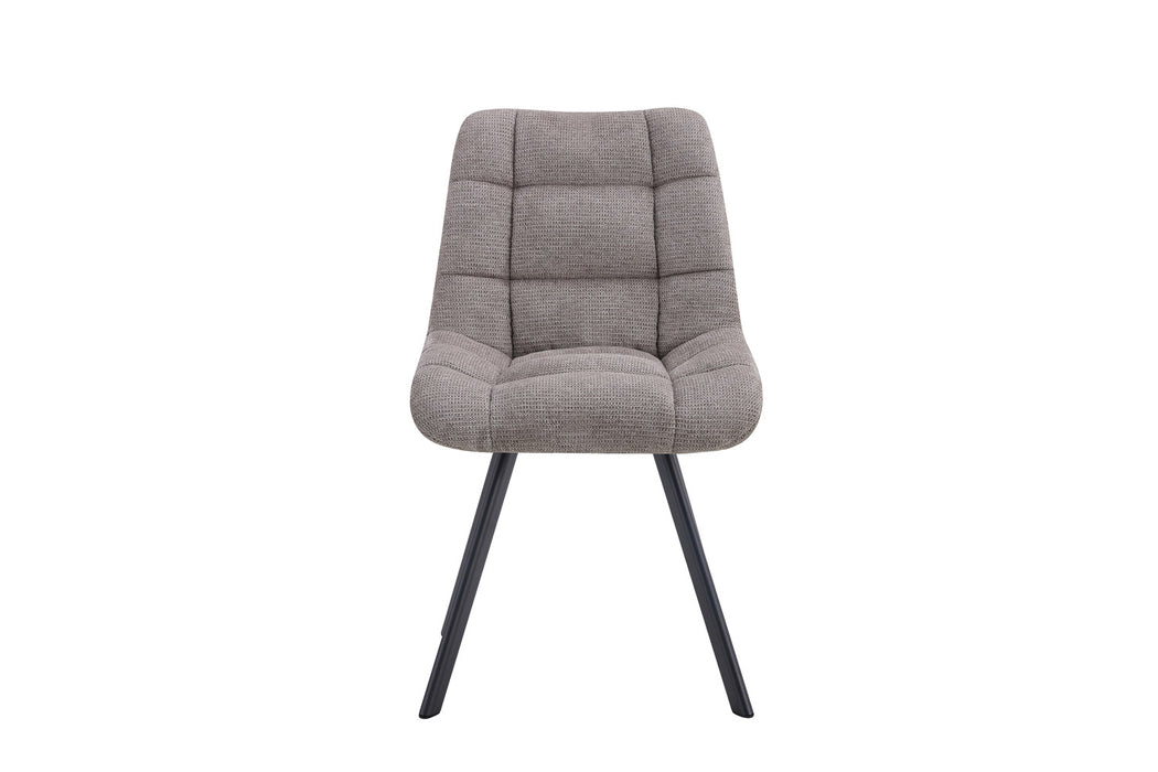 Stoel 'Lizzy' Stof Ote Share160 Lichtgrijs (2 per doos)